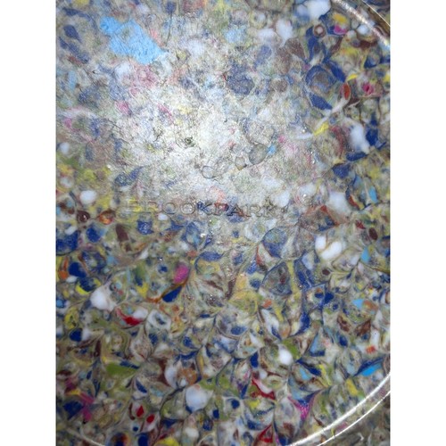 Gesprenkelte Servierschale Deko Herzstück Schale buntes Konfetti Design 11" - Bild 6 von 8