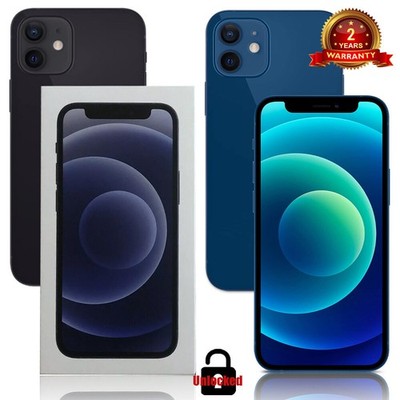 New Sealed Box Apple iPhone 12 Mini A2176 64/128/256G UNLOCKED All colors&Carrie