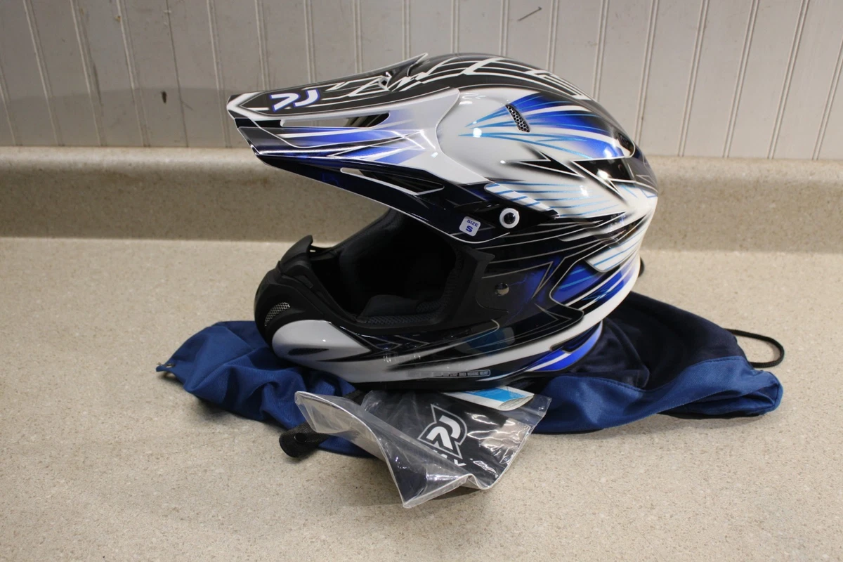 HJC Helmets Motocross/Enduro Blue Motorcycle & Powersports Helmets