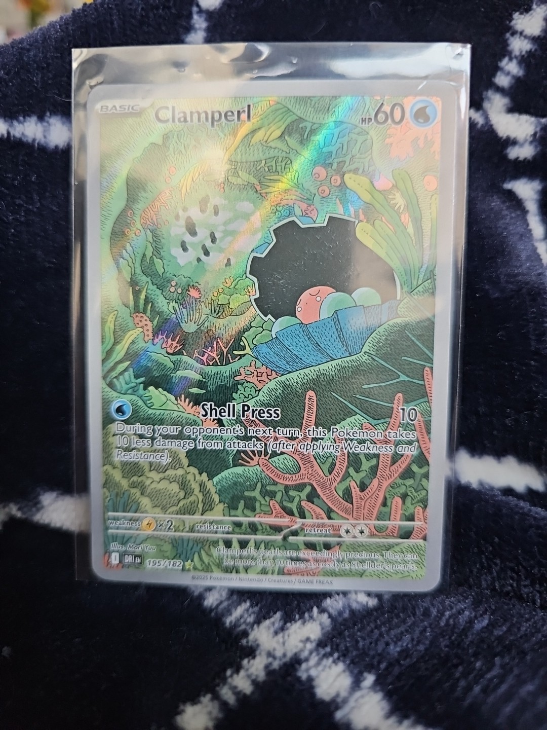 Pokémon TCG Clamperl Destined Rivals 195/182