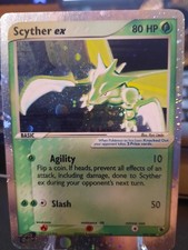 Scyther EX 102/109 Ruby and Sapphire Holo LP-LightPlay Pokemon Card on eBay