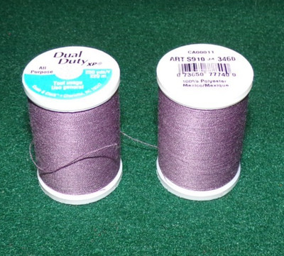 Dual Duty All Purpose Polyester Thread, 250 yards, Mulberry (3460)