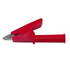 1Pair Copper Crocodile Clips 1000V/20A 4mm Banana Socket TestClip for Multimeter