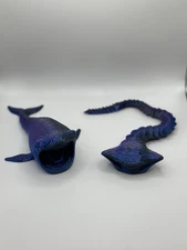 The Bloop Vs El Gran Maja Sea Creature - Articulating Fidget Mythical Blue