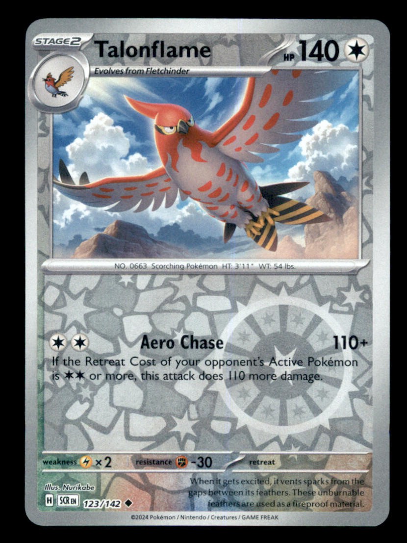 Talonflame Normal Uncommon SV07: Stellar Crown 123/142 NM