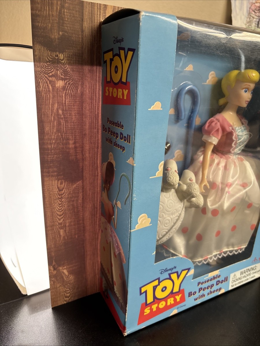 Vintage 1995 Thinkway Toy Story Poseable BO PEEP Doll With Sheep