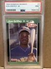 1989 Donruss the Rookies Ken Griffey Jr #3 (RC) PSA 9