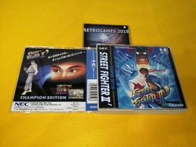 STREET FIGHTER II 2 DASH PC Engine Hu-Card  PC SPINE + REG