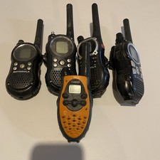 Lot of 5 Motorola Talkabout Two Way Radios Walkie Talkies T4900 T5000 Untested
