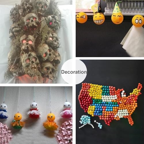 High Bounce & Durable ABS Mat Colored 3 Star Ping Pong pack of 12 - multicolour