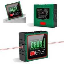 Digitale Wasserwaage, Laser Winkelmesser mit Magnetfuß, Neigungsmesser mit LC...