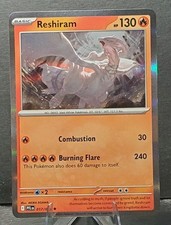 Pokemon 017/094 RESHIRAM Phantasmal Flames  Holo trading card NM/MT