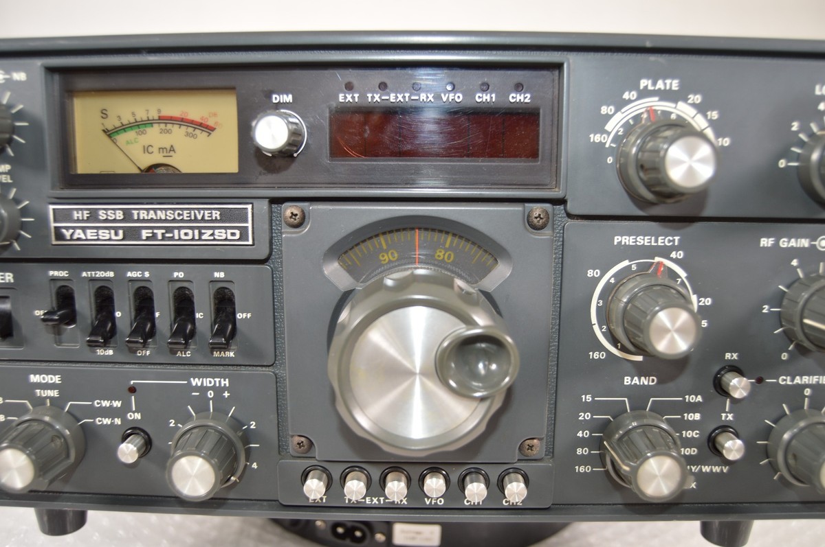 トランシーバー YAESU FT101s ssb transceiver YAESU FT-101ZSD HF SSB Transceiver Ham Radio Tested