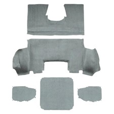 For Chevy Corvette 97-04 Carpet Standard Replacement Molded Black Rear Area