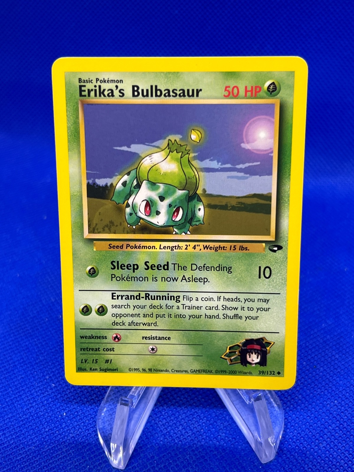 VTG Pokemon Gym Challenge Erika’s Bulbasaur 39/132 Regular Uncommon NM/LP