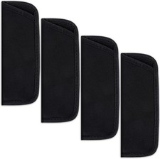4 Pack Eyeglass Case Soft Slip in Glasses Cases Black Eyeglasses Holder