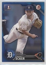 2016 Bowman Draft Draft Picks Blue 84/150 Mark Ecker #BD-114 fm0