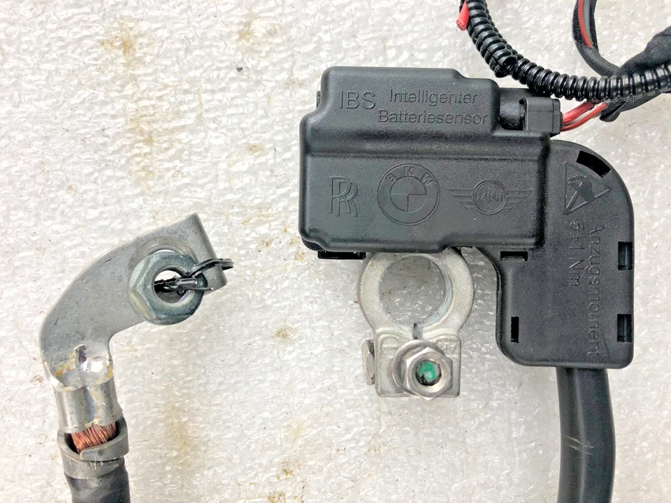 Cable de batería IBS 2004-2014 BMW E60 E61 E70 X5 E71 E72 X6 E93 negativo 9164346 Foto 3 de 4