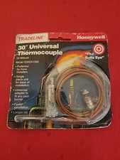 Thermocouple, LP/NG, 18 to 30 mV, 30 in L., Standard Coaxial, Adapter, Push-In