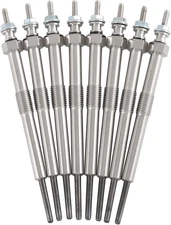 8Pcs Diesel Glow Plugs 9G Compatible with Chevy GMC 6.6L 2006-2016 Silverado 250