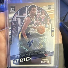 Herbert Jones 2021-22 Panini Donruss Optic Signature Series Rookie Auto SS-HJN