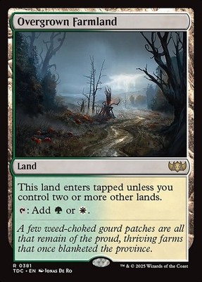Overgrown Farmland 381 R Normal TDC MTG NM