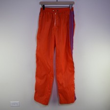 Vintage 70s/80s Adidas Made in France Track Pants Size 6'4" Orange Blue Trefoil