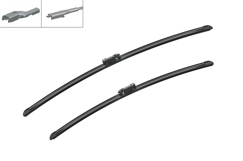 Essuie-glace BOSCH 3397007644 balai avant plat en gomme premium pour Citroën