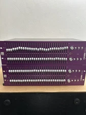(2 of them) Klark Teknik SQ1G Square ONE 2-Channel 30-Band Graphic Equalizer