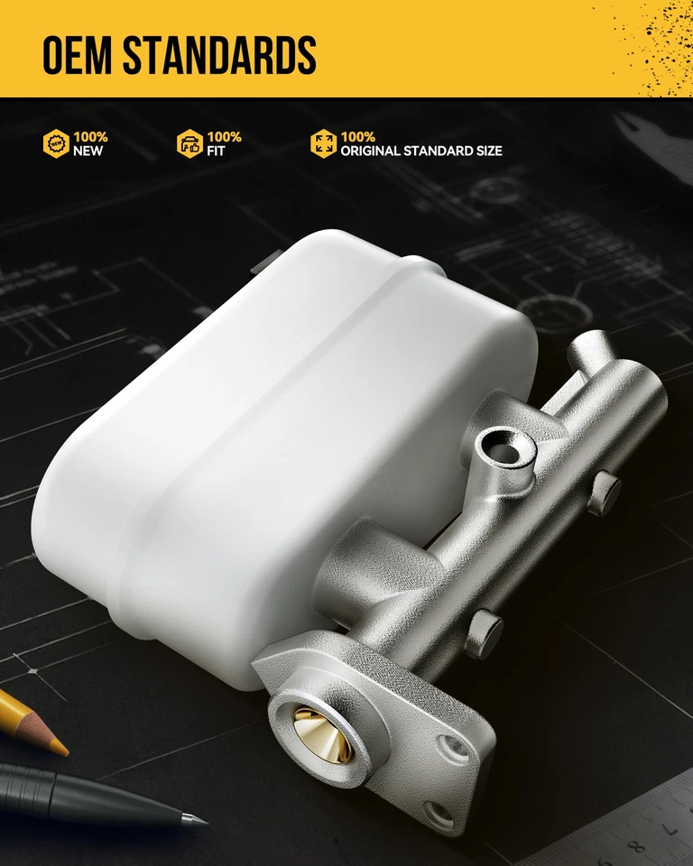 Cilindro maestro de freno para Ford Granada 1975-1980 4,1 L 5,8 L 1975-1977 M36445 Foto 3 de 4