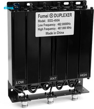 UHF 40 470Mhz 50W Duplexer for Radio Repeater with Preset Low Frequency