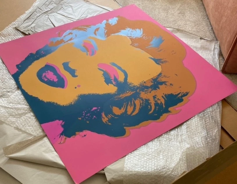 Andy Warhol Marilyn Sunday B. Morning Gestempelt  orig. screen print Pop Art 