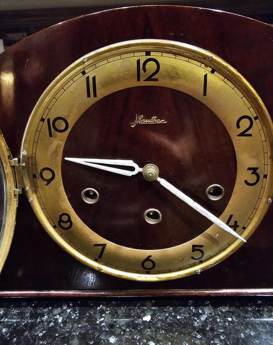 Nice Antique Vintage Mauthe Made In Germany Mantle Clock! | eBay