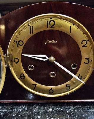 Nice Antique Vintage Mauthe Made In Germany Mantle Clock! | eBay
