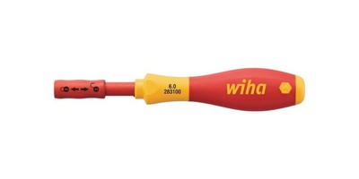 WIHA Bithalter SoftFinish electric slimVario VDE Gesamtlänge 160 mm für 6 mm ...