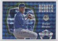 2021 Panini Mosaic Debuts Green Mosaic Prizm Brailyn Marquez #PD8 c4h