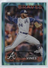 2024 Topps Chrome Aqua Lava Refractor 108/199 Darius Vines #197 0vp1