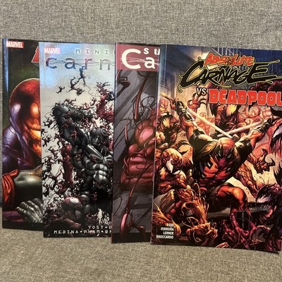 Carnage Marvel TPB Bundle 4x Deadpool Vs Carnage 