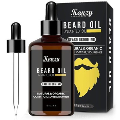 Kanzy Bartöl Herren für gesundes Bartwachstum 30ml Beard Oil Growth ADFHF/002 