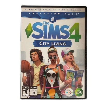 The Sims 4 City Living Expansion Pack PC Mac Code Not Sealed Unused Code