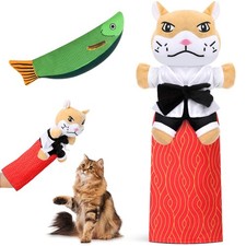 Cat Wrestling Glove - Cat Puppet Wrestler Toy with Tough Padding for Safe Int...