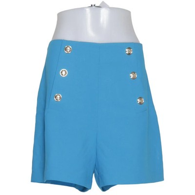 Zara, Shorts, Größe: XL, Blau, Elasthan/Polyester/Viskose, Einfarbig, Damen #kEg