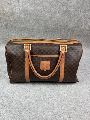 Sac Céline Boston 30 en toile macadam triomphe - Photo 1/4