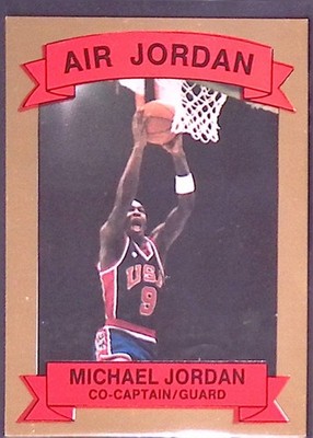1991 Aamer Sport Michael Jordan Gold Insert /10000 HOF Chicago Bulls Basketball