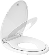 Elongated Toilet Seat with Built in Potty Training Seat, Potty Training Toilet S