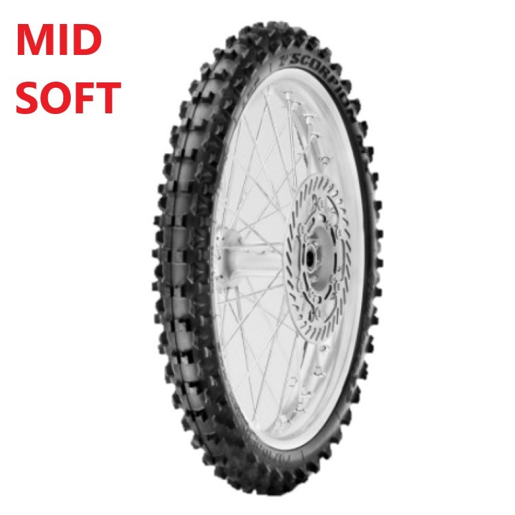 Motocross Tyre Pirelli Scorpion MX32 80/100 -21 51M TT Front Mid Soft Ducati - Image 3