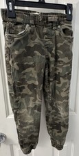 Levi s Boys Camo Joggers with Drawstring and Elastic Waist Size 7