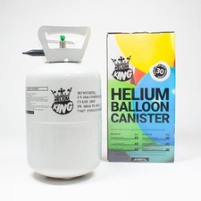 Helium Canister with Foil Inflation Adaptor - Fills up to 30 x 9 in balloons