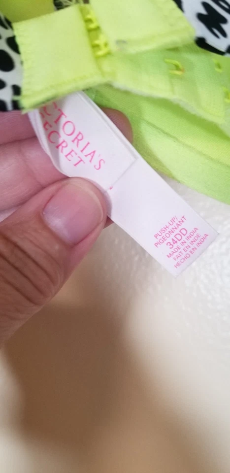 Victoria's Secret 38D Leopard Animal Print Push-Up PADDED Bra Adj Straps UW - Image 3 of 3