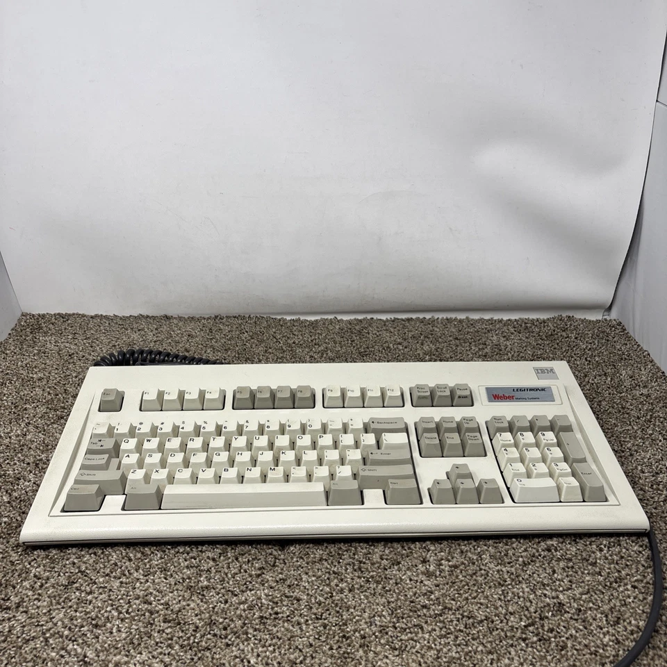 IBM Model M Clicky Keyboard 1390120 1984 Tested 5 Pin Din Cable - Image 4 of 4